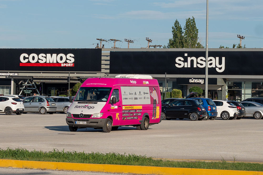 Free transition with Flamingo Bus